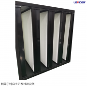 空調(diào)凈化機組內(nèi)置V型亞高效過濾器287*592*292*4V